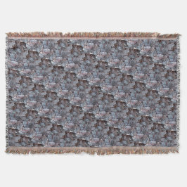 GardenLeavesThrow Blanket Decke
