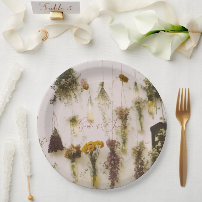 #GardenofSerenityPaperPlate Pappteller (Hochzeit)