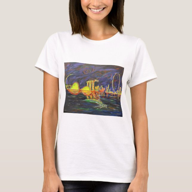 Gardens By The Bay Dragon Singapore T-Shirt (Vorderseite)