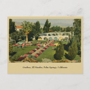 Gardens El Mirador Palm Springs CA Postkarte