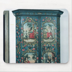 Garderobe verziert mit Szenen der vier Mousepad