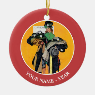 Garderobiere Keramik Ornament