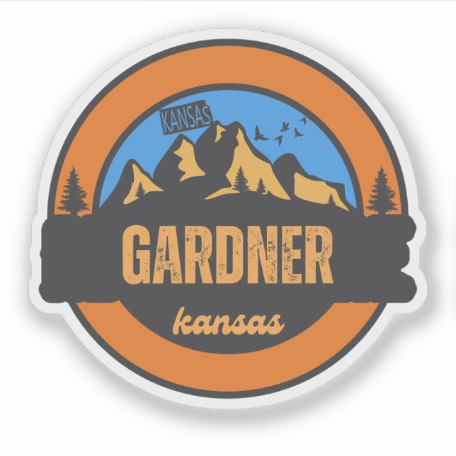 Gardner, Kansas Aufkleber (Vorderseite)