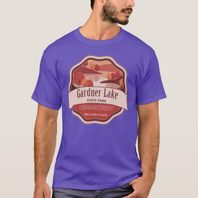 Gardner Lake State Park New London County Connecti T-Shirt (Vorderseite)