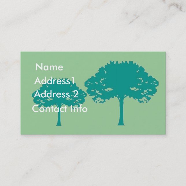 Gardner, Landscaper Business Card Visitenkarte (Vorderseite)