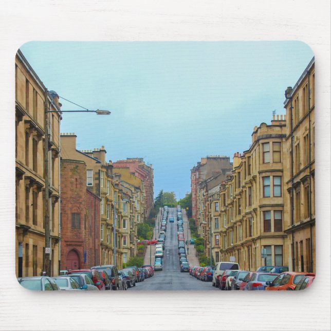 Gardner Straße am steilsten in Glasgow Mousepad (Vorne)