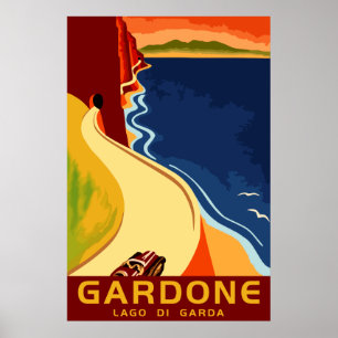 Gardone Lago di Garda Poster