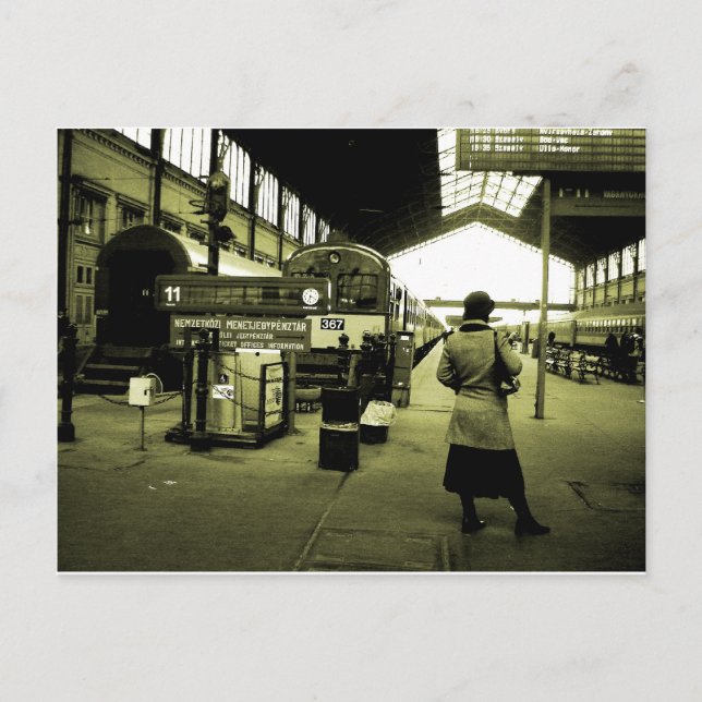 Gare Budapest Postkarte (Vorderseite)