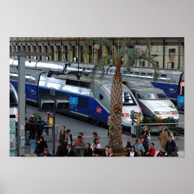Gare de Lyon. Paris, Frankreich Poster (Vorne)
