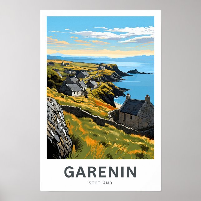 Garenin Scotland Travel Print Poster (Vorne)