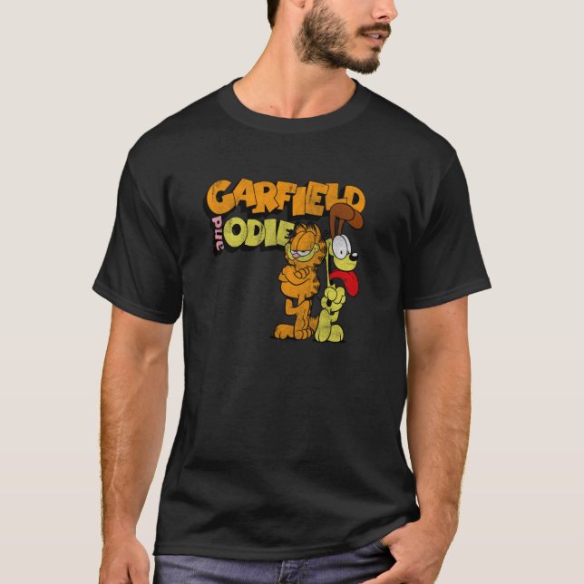 Garfield 3D Garfield mit Odie T-Shirt (Vorderseite)