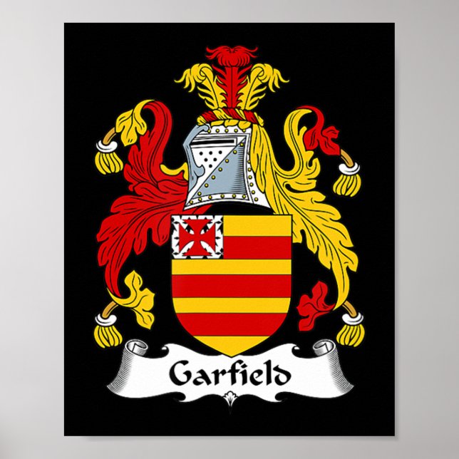 Garfield Coat of Arms - Familienwappen Poster (Vorne)