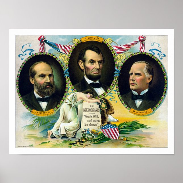 Garfield, Lincoln und McKinley — in Memoriam Poster (Vorne)