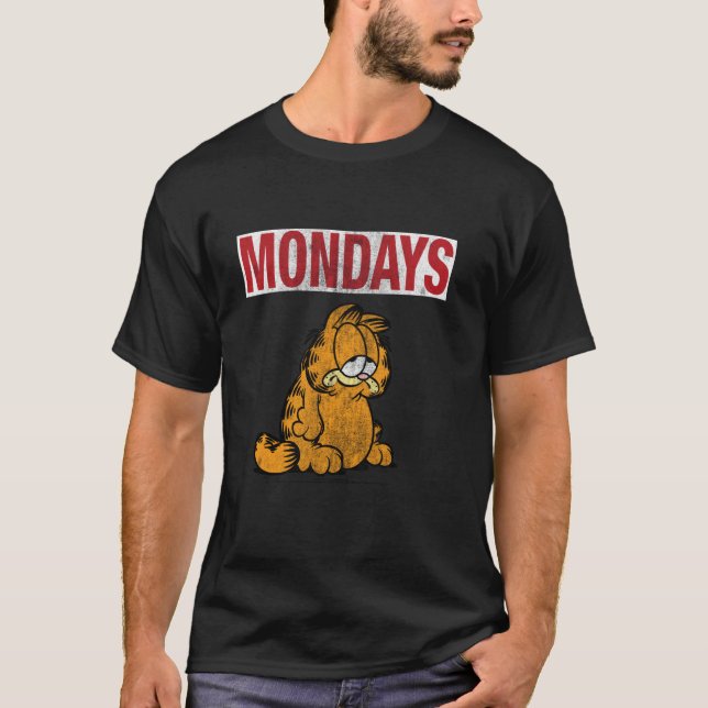 Garfield Mondays T-Shirt (Vorderseite)