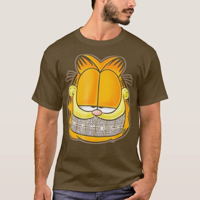Garfield Nice Grill T-Shirt (Vorderseite)
