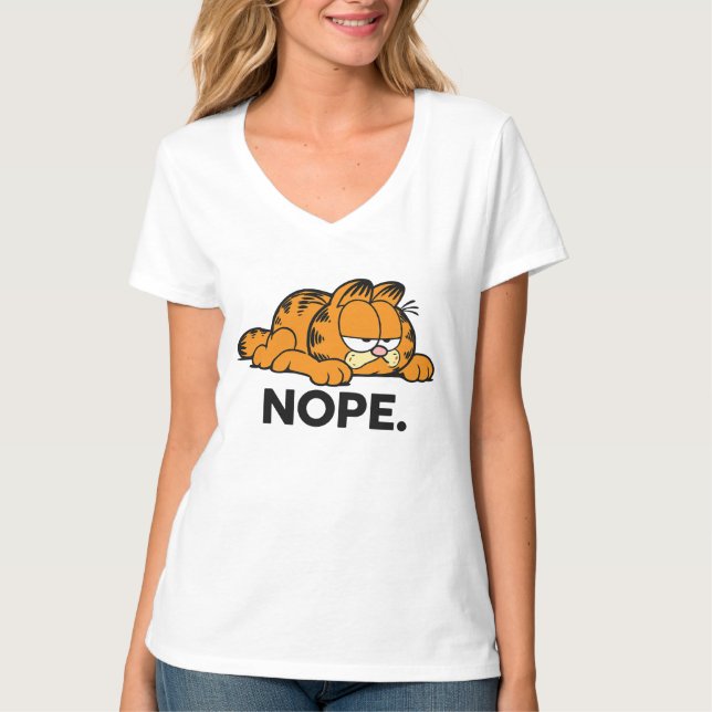 GARFIELD NOPE T-Shirt (Vorderseite)