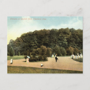 Garfield Park, Cleveland Ohio 1910 Vintag Postkarte