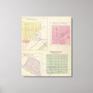 Garfield, Pawnee-Felsen, Heizer, Hoisington, Leinwanddruck