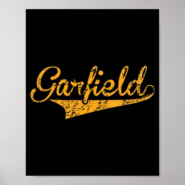 Garfield Sportlogo Poster (Vorne)