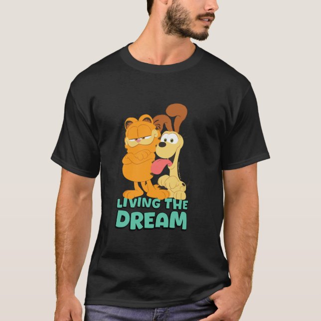 Garfield und Odie T-Shirt (Vorderseite)