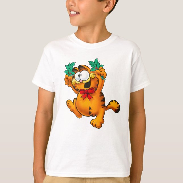Garfield's Holiday Spirit T-Shirt (Vorderseite)