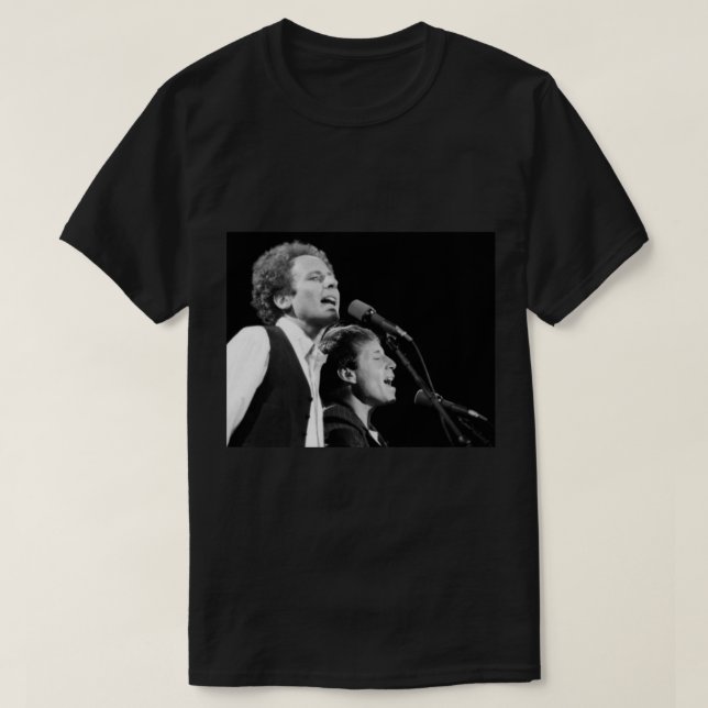 Garfunkel &amp; Paul Simon Concert Poster T-Shirt (Design vorne)