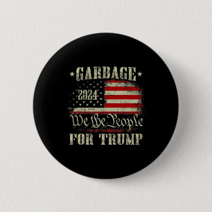 Garge Für Trump 2024 Lustig Us Amerikanische Flagg Button