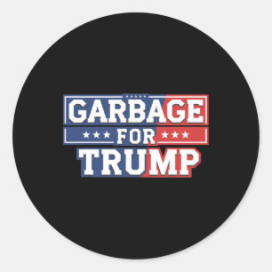 Garge Für Trump 2024 Mach Amerika wieder groß T-Sh Runder Aufkleber