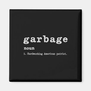 Garge Substantiv Fleißiger Amerikaner Trump 2024 U Magnet