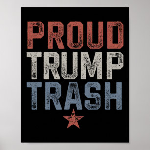 Garge Trump Müll Trump 2024 Vintage Stolz Trump T Poster