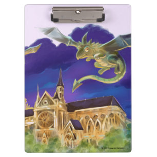 Gargouille Notre-Dame - Paris Zwischenablage Klemmbrett