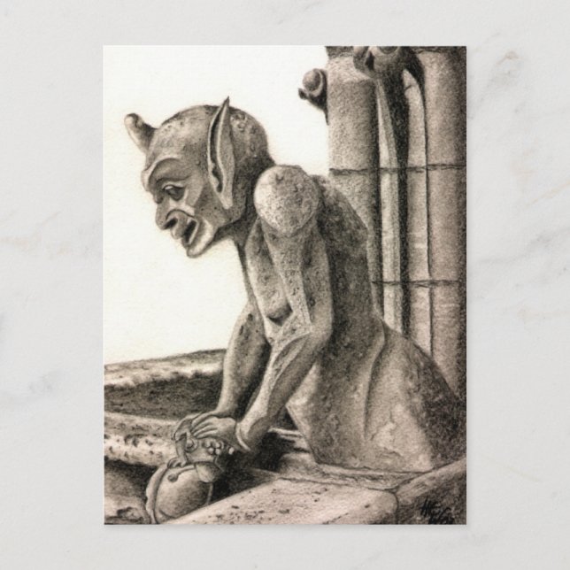 Gargoyle 2 postkarte (Vorderseite)