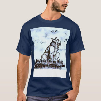 Gargoyle auf dem alten Turm T-Shirt