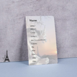 Gargoyle auf dem Dach Visitenkarte