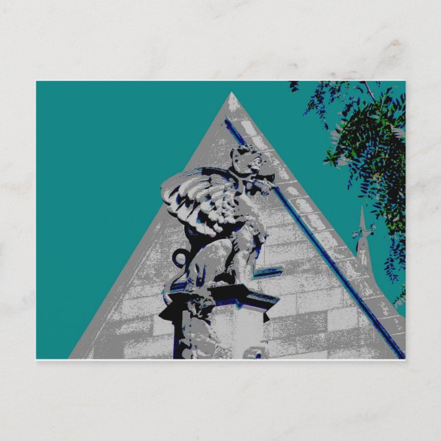 Gargoyle bei Cobb Gate Postkarte (Vorderseite)