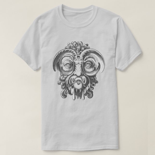 Gargoyle Face T - Shirt (Design vorne)