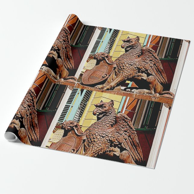 GARGOYLE GRIFFIN Wrapping Paper 2 Geschenkpapier (Ungerollt)