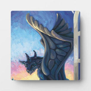 Gargoyle Guardian Fotoplatte