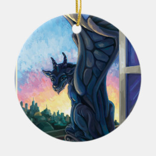 Gargoyle Guardian Keramikornament