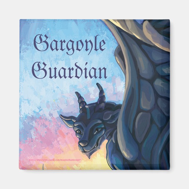 Gargoyle Guardian Magnet (Vorne)