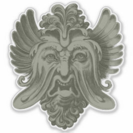 Gargoyle-Maske 5 Aufkleber