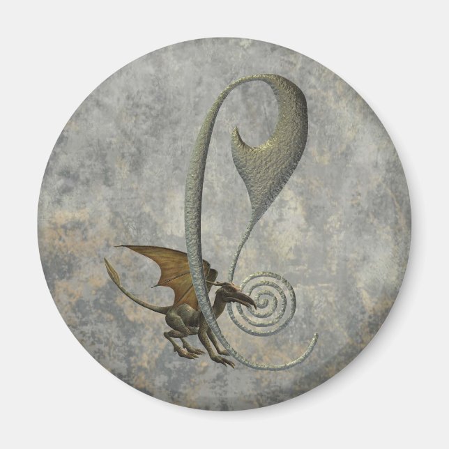 Gargoyle Monogram C Magnet (Vorne)