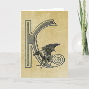 Gargoyle Monogram K