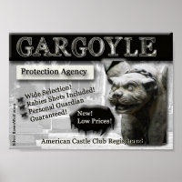 Gargoyle Protection Agency Canvas Print