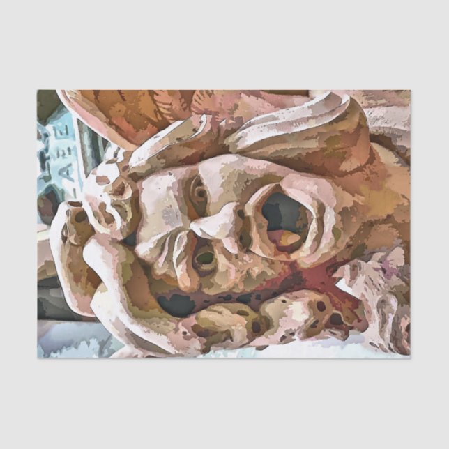 GARGOYLE SEIDENPAPIER (Vorderseite)