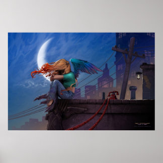 Gargoyle von J. Matthew Root Poster