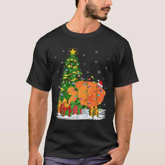 Garibaldi Fish Lover Matching Santa Garibaldi Chri T-Shirt (Vorderseite)