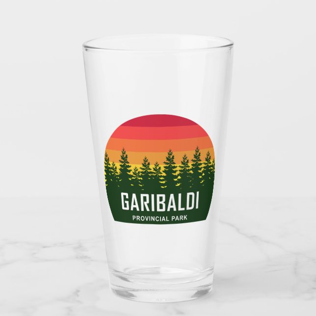 Garibaldi Provincial Park Glas (Vorderseite)
