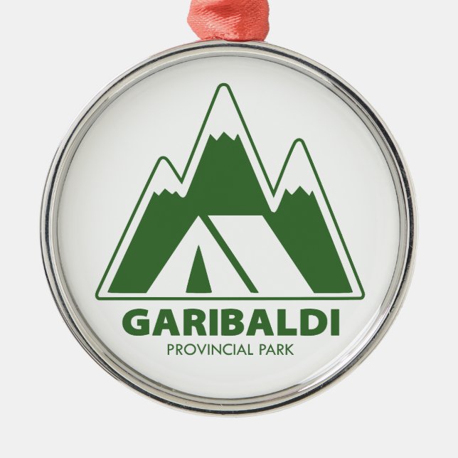 Garibaldi Provincial Park Mountains Camping Ornament Aus Metall (Vorne)