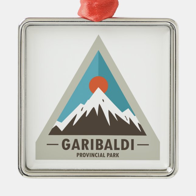 Garibaldi Provincial Park Ornament Aus Metall (Vorne)